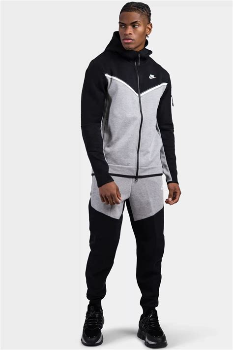 grijze nike tech heren|Heren Grijs Tech Fleece .